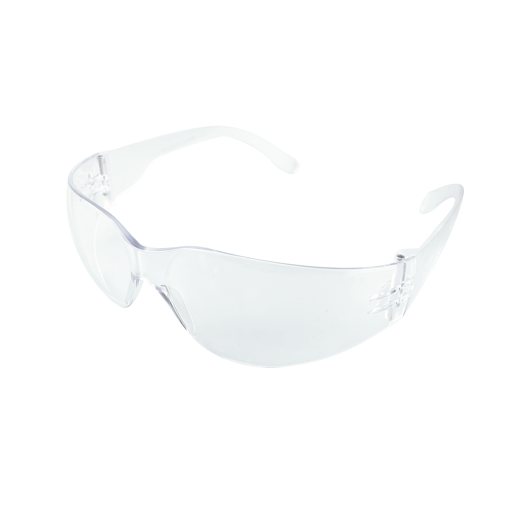 Frameless Safety Glasses, Anti-Scratch, Clear, 12 pairs