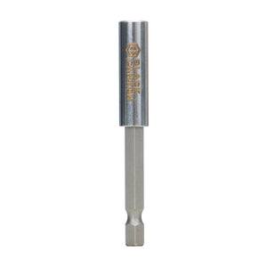 Magnetic Bit Holder, 1/4 in Shank, 3 in Overall Length, 1 pc