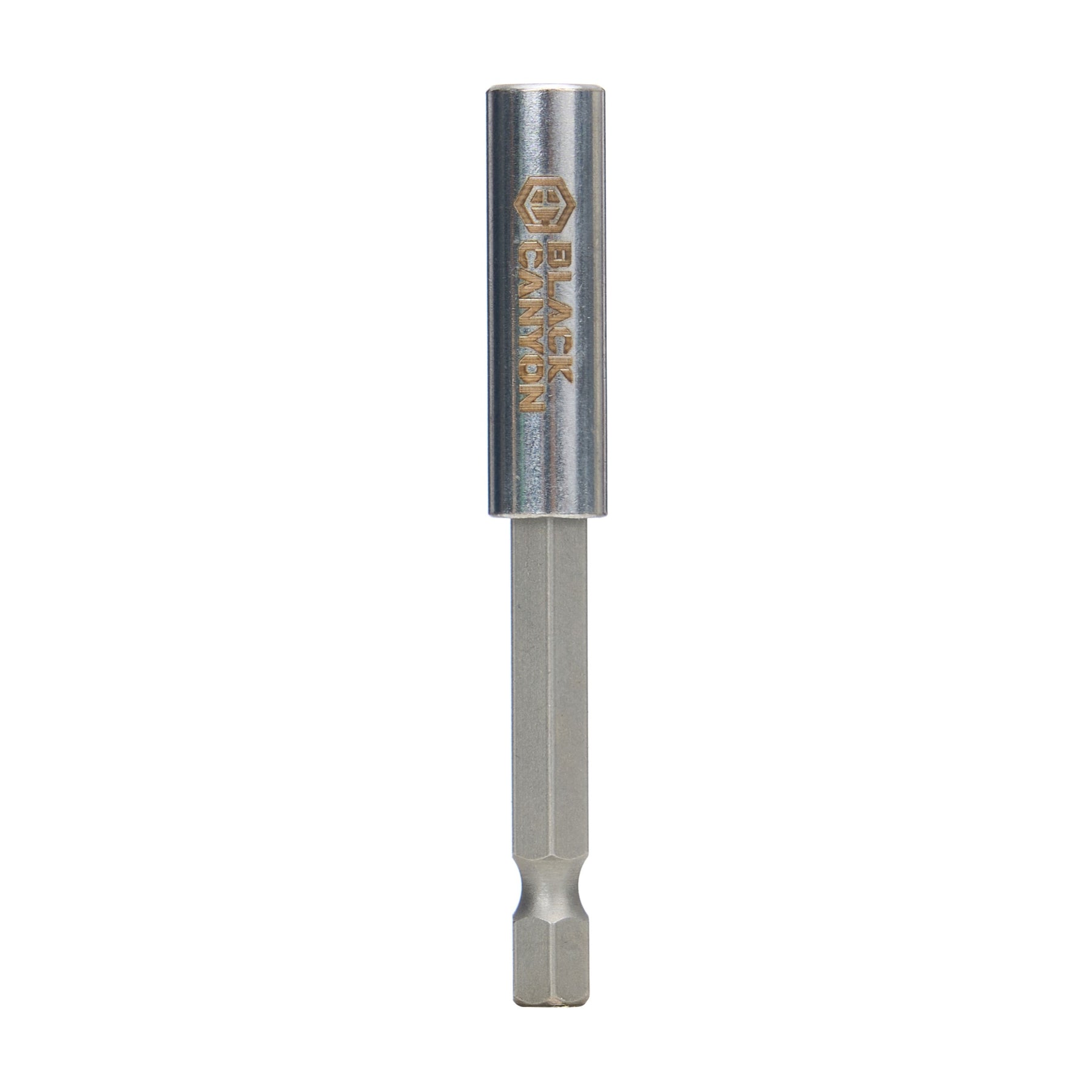 Magnetic Bit Holder, 1/4 in Shank, 3 in Overall Length, 1 pc