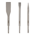 3-Piece Chisel bit Set, SDS-Plus