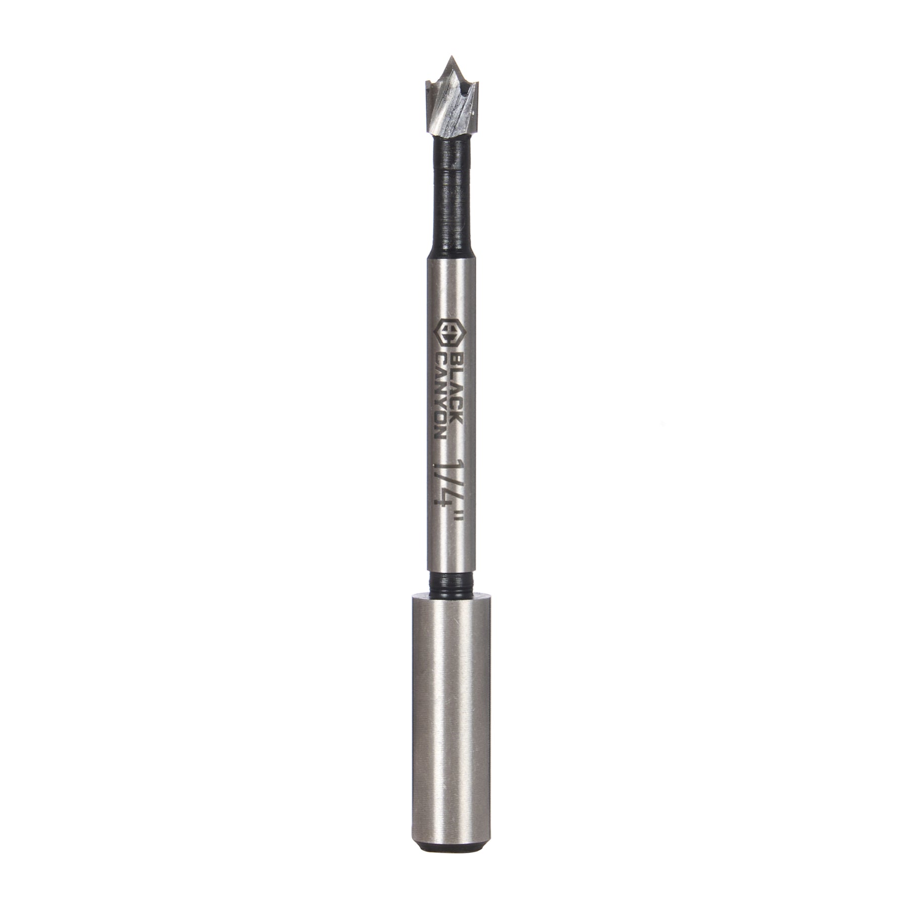1/4" Forstner Bit, 3/8" Straight Shank, 1 pc