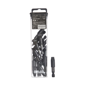 Impact Screwdriver Bits, Slotted SL10, 1/4