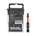 Impact Screwdriver Bits, Torx T25, 1/4" Shank, 2" Length, 15 pcs