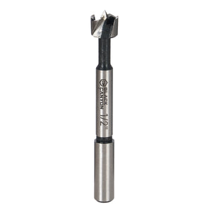 1/2 in Forstner Bit, 3/8 in Straight Shank, 1-Piece