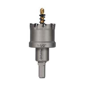 1-1/2" Carbide Hole Saw, 3/8" 3-Flat Shank, 1 pc