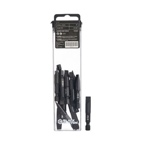 Impact Screwdriver Bits, Slotted SL8, 1/4