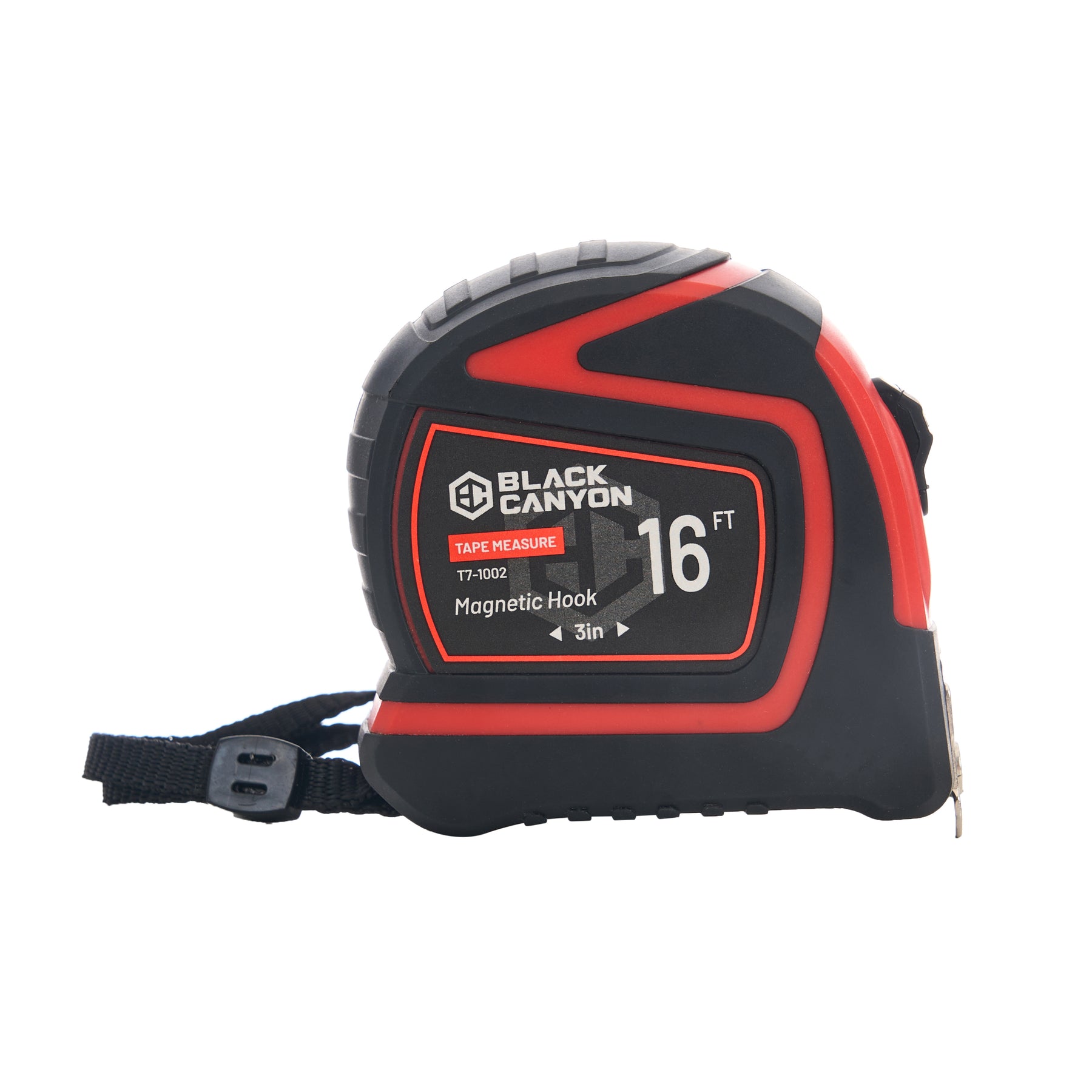 16 ft Tape measure w/ Magnetic Hook, Rubberized Case