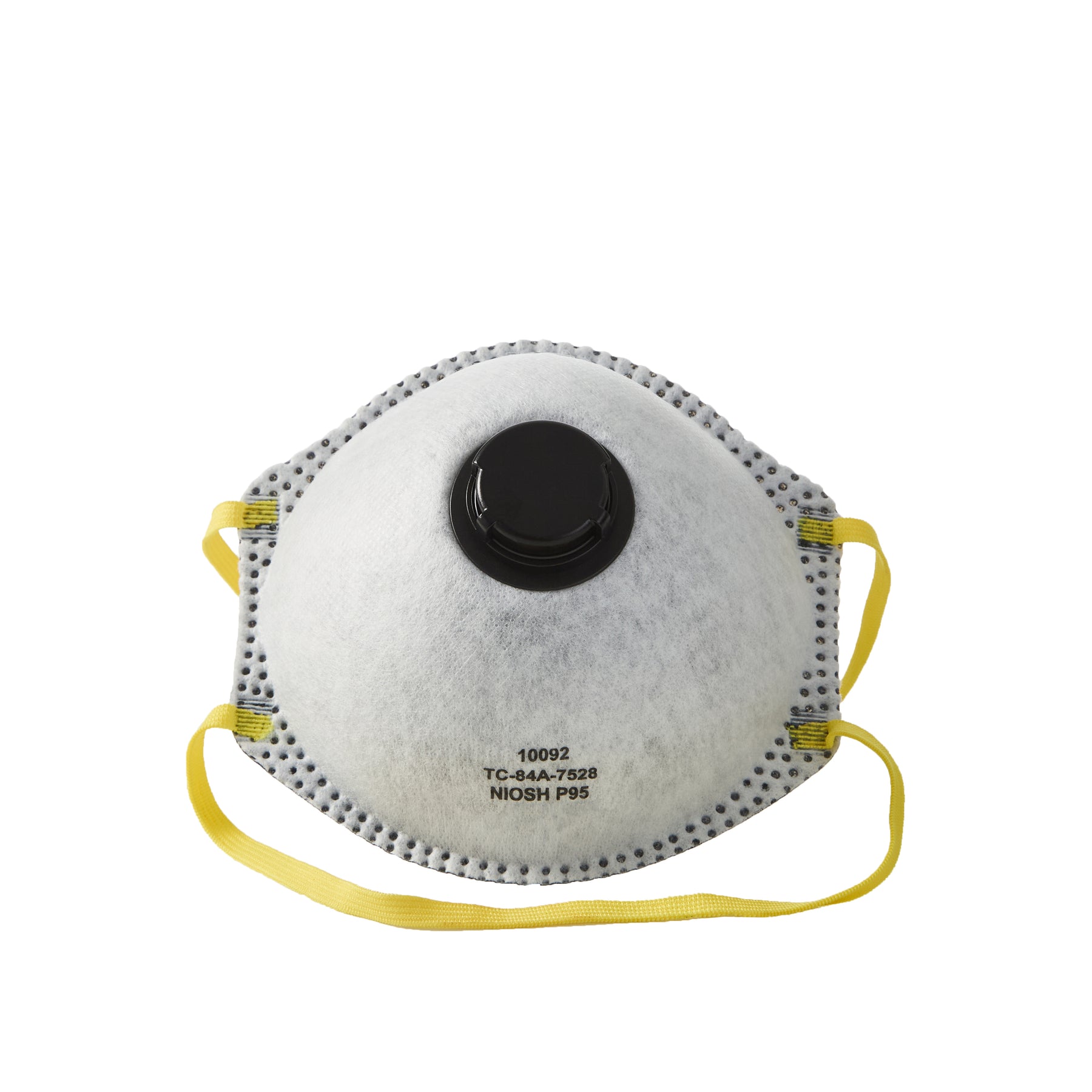 P95 Particulate Respirator with Exhalation Valve - Cup Style, Gray,