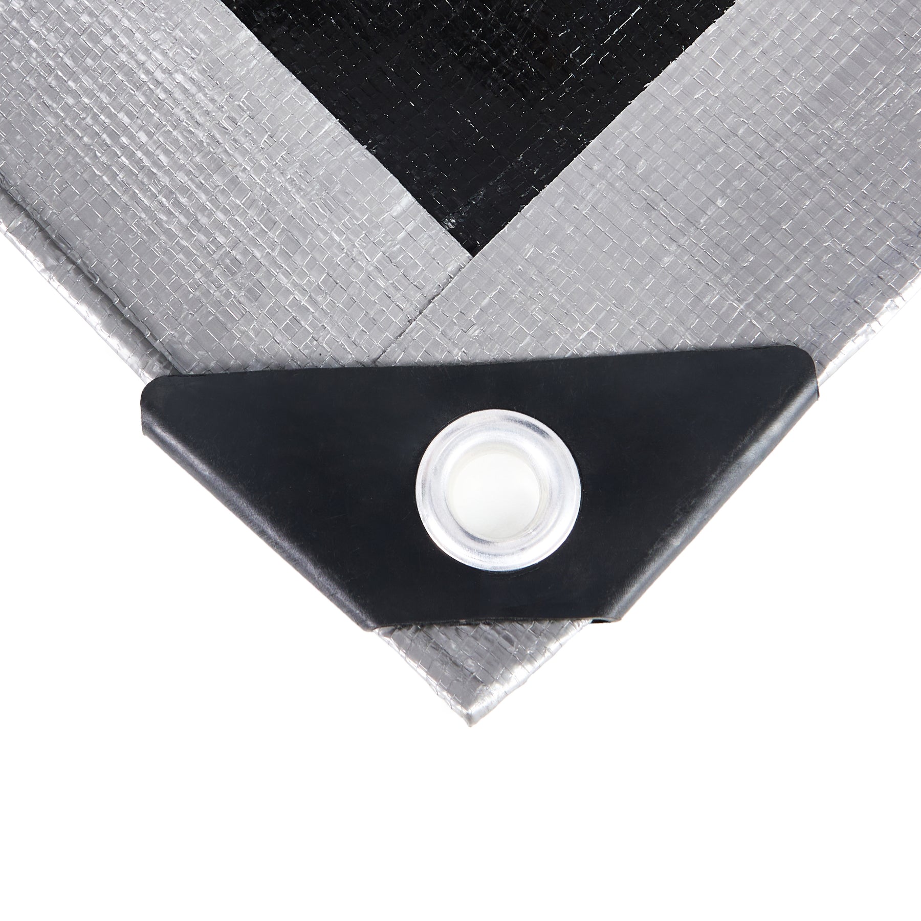 Heavy Duty Polyethylene Tarp, 10×12 ft, Silver-Black, 10.5-mil Thick