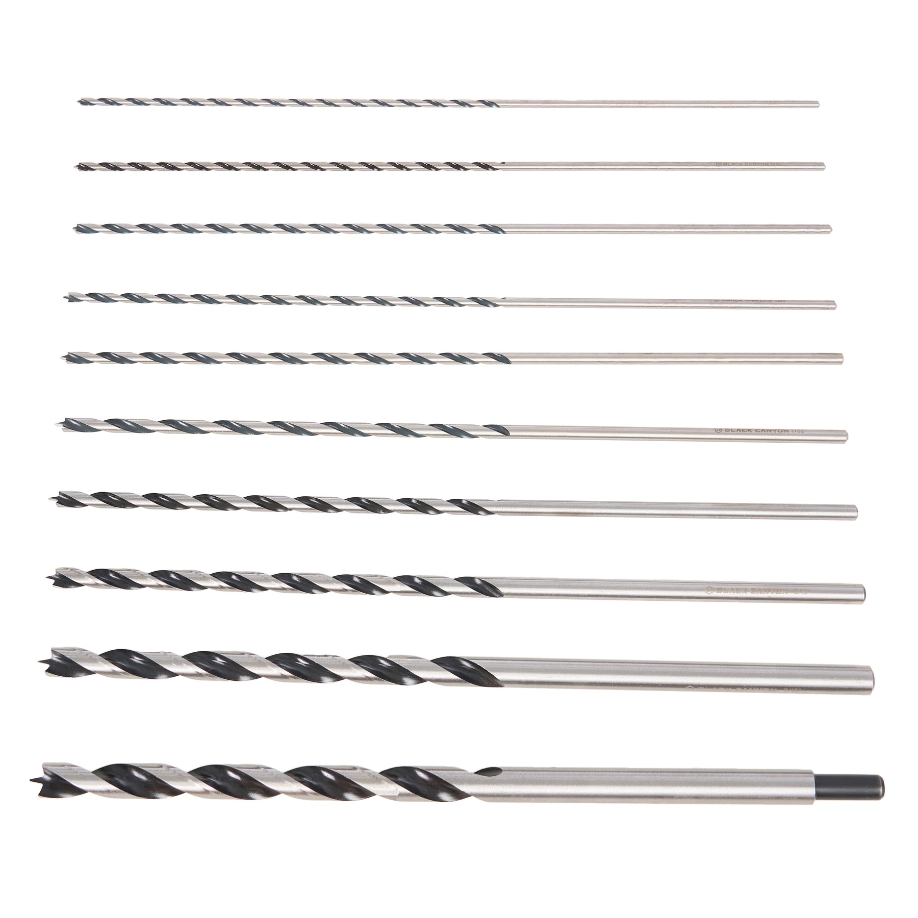 Brad-Point Drill Bit Set, 10 pcs
