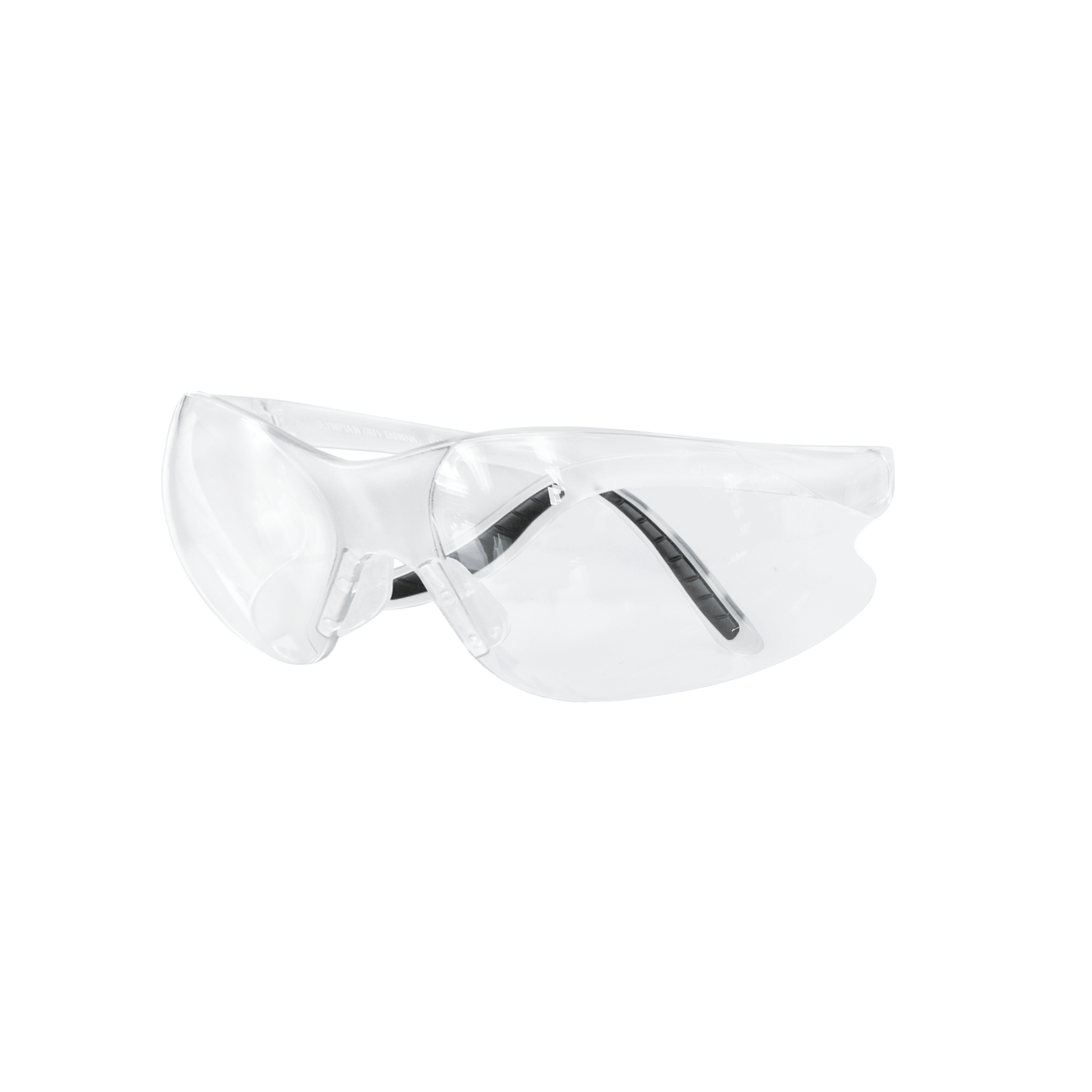 Frameless Safety Glasses, Anti-Scratch, Anti-Fog, Clear, 12 pairs