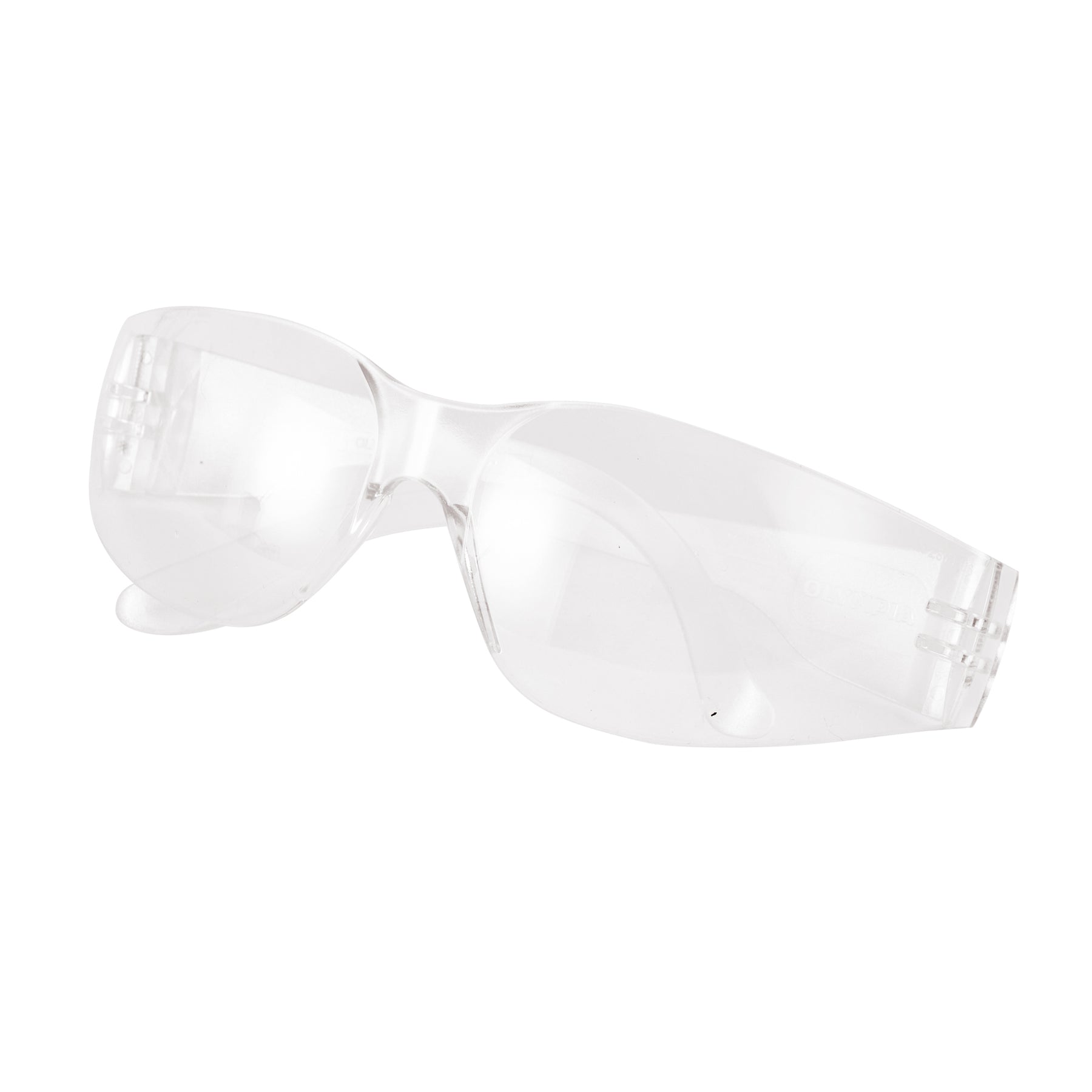 Frameless Safety Glasses, Anti-Scratch, Clear, 12 pairs