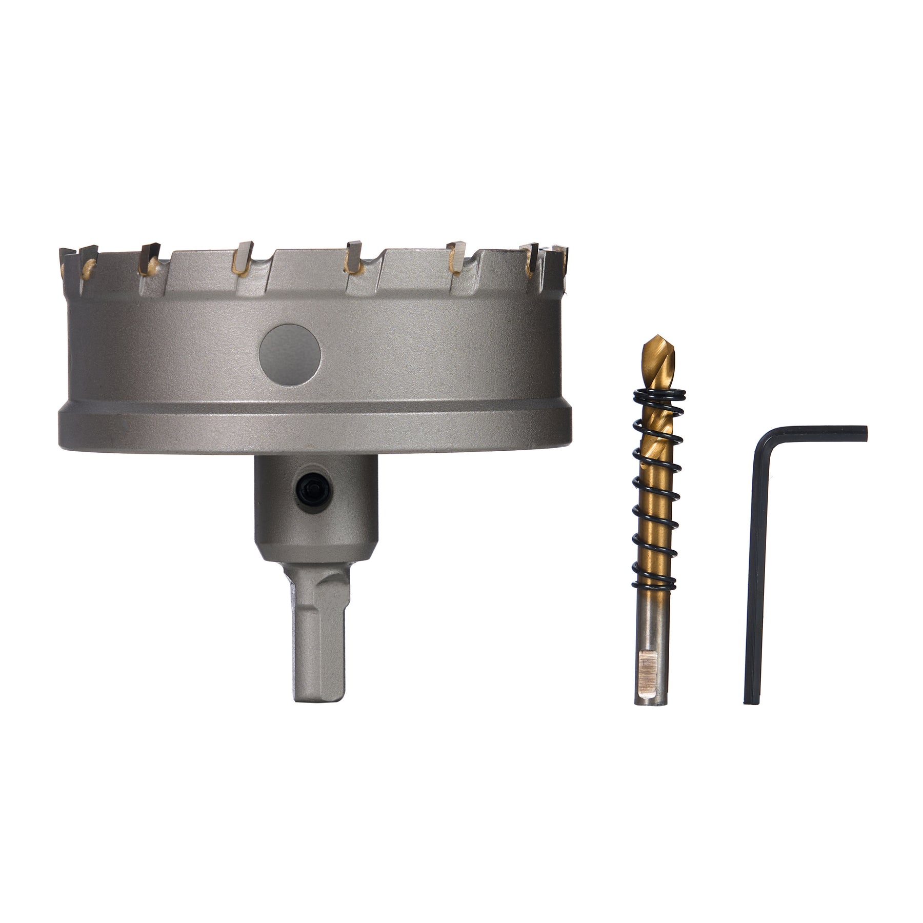 3-1/2" Carbide Hole Saw, 3/8" 3-Flat Shank, 1 pc