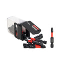 Impact Screwdriver Bits, Square SQ2, 1/4" Shank, 2" Length, 15 pcs