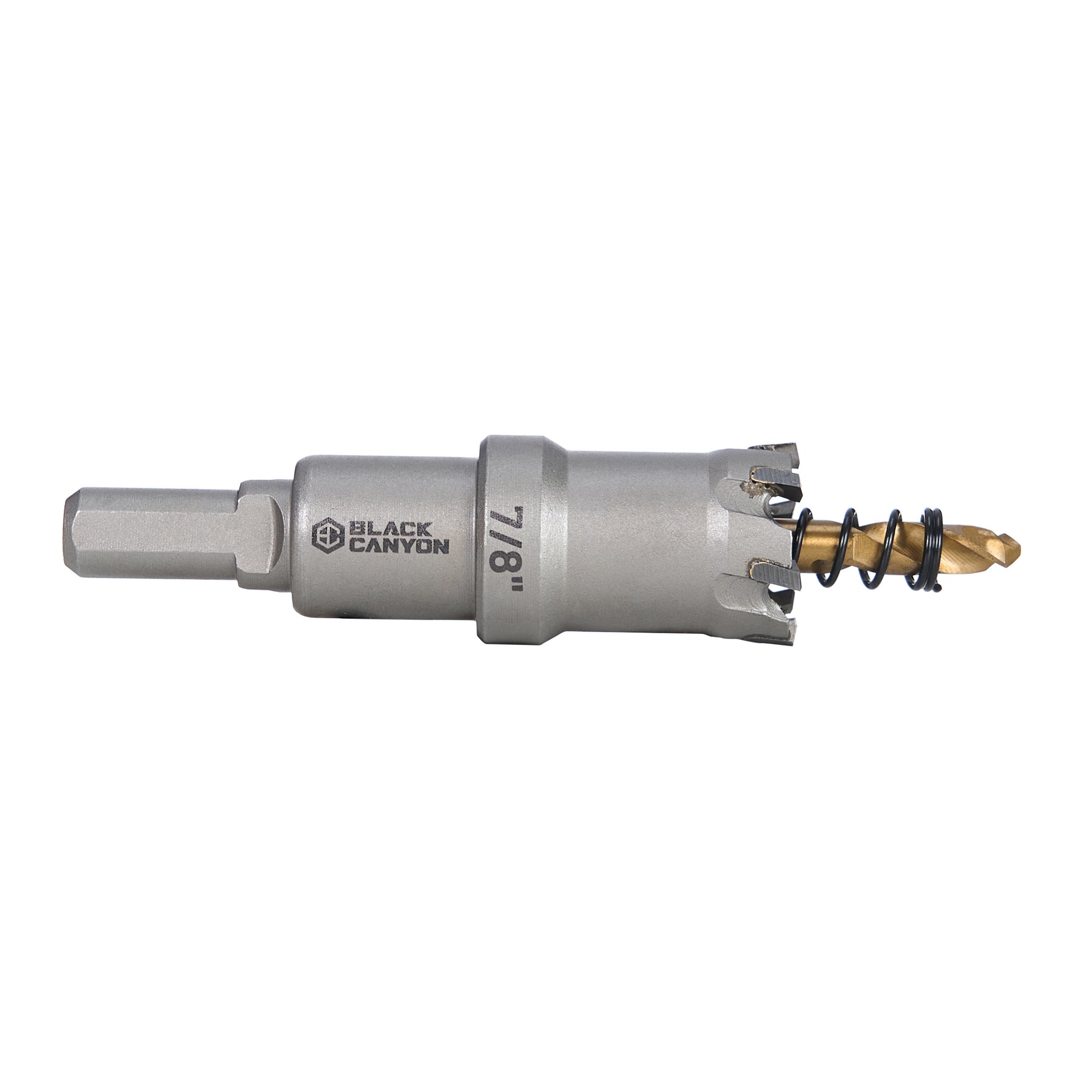 7/8" Carbide Hole Saw, 3/8" 3-Flat Shank, 1 pc