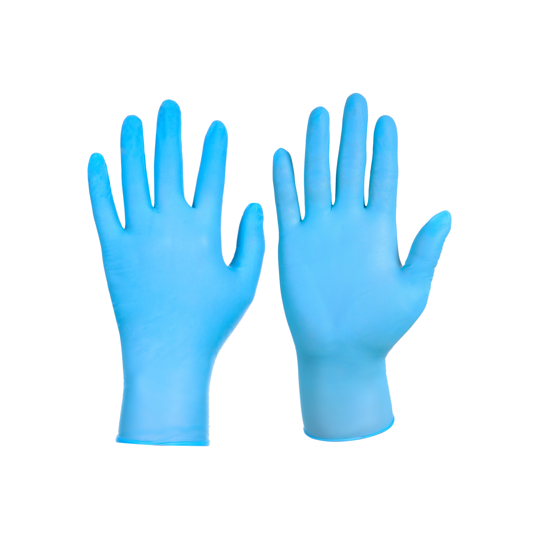 Disposable Nitrile Gloves, 4 mil, Grain, Blue, XXL/11, 100 count