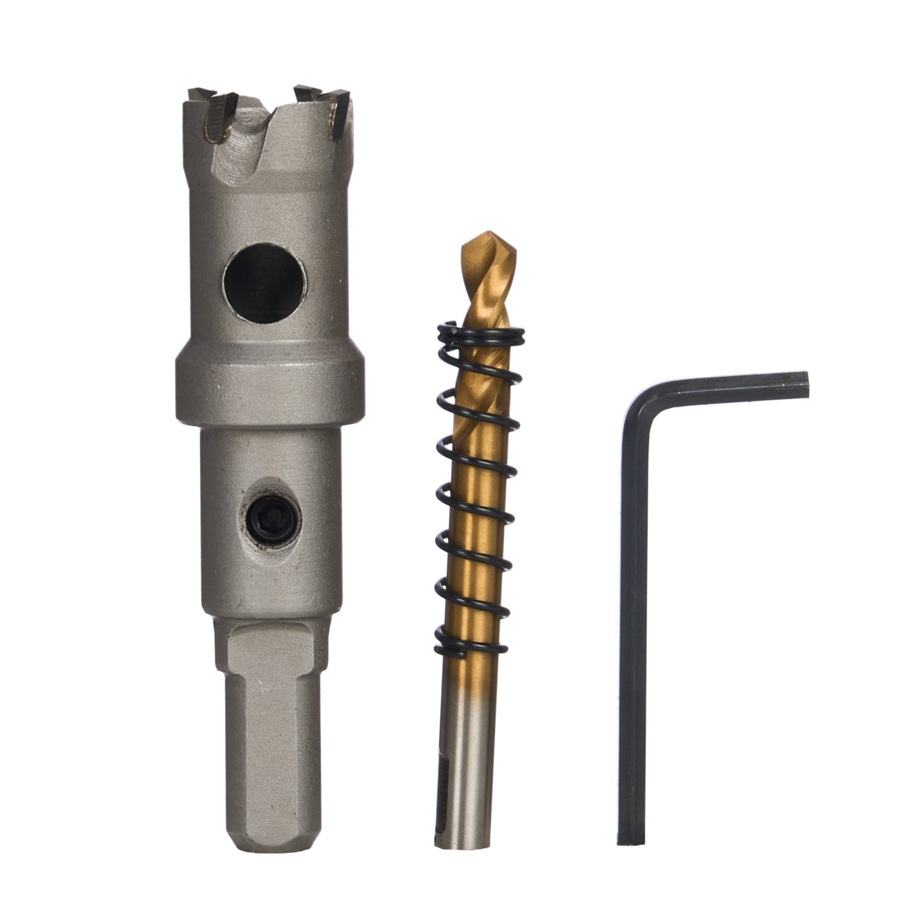 3/4" Carbide Hole Saw, 3/8" 3-Flat Shank, 1 pc