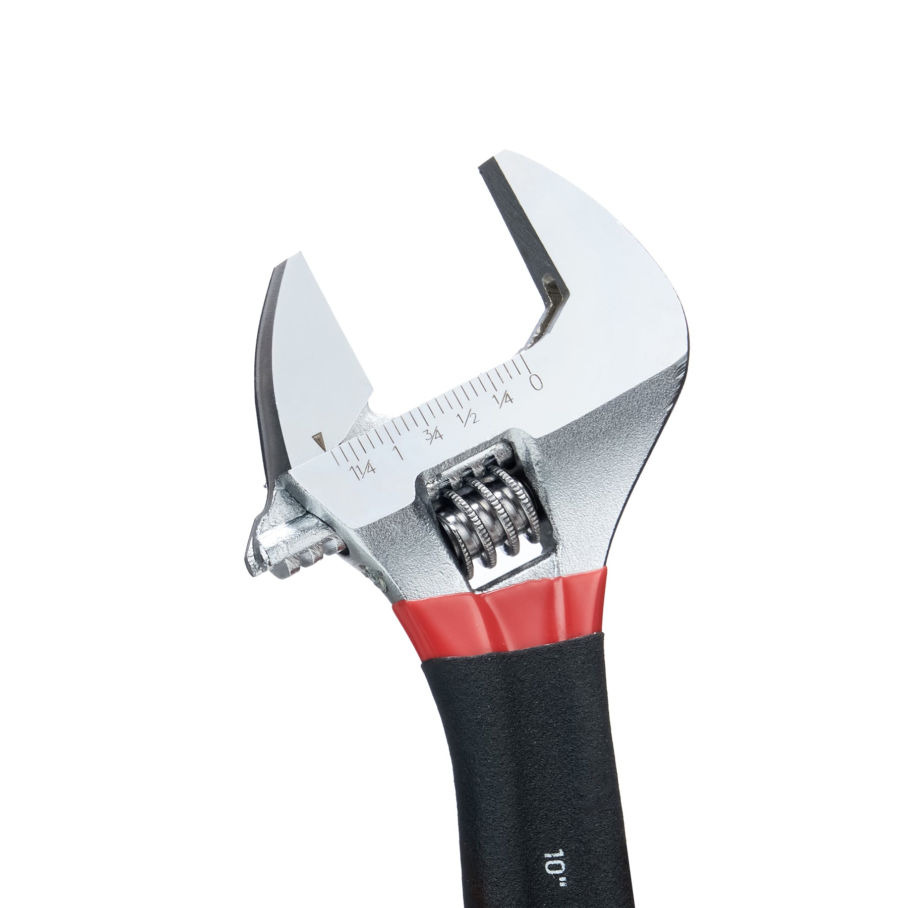 Adjustable Wrench w/ Comfort Grip, 10" Length, 1-3/8" Jaw Capacity