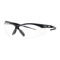 Safety Glasses, Half Frame, Anti-Scratch/Anti-Fog, Black, 1 pair