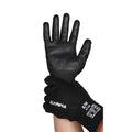 Cut-Resistant Gloves, M/8, Sandy, Black, Cut Level A4, 12 Pairs