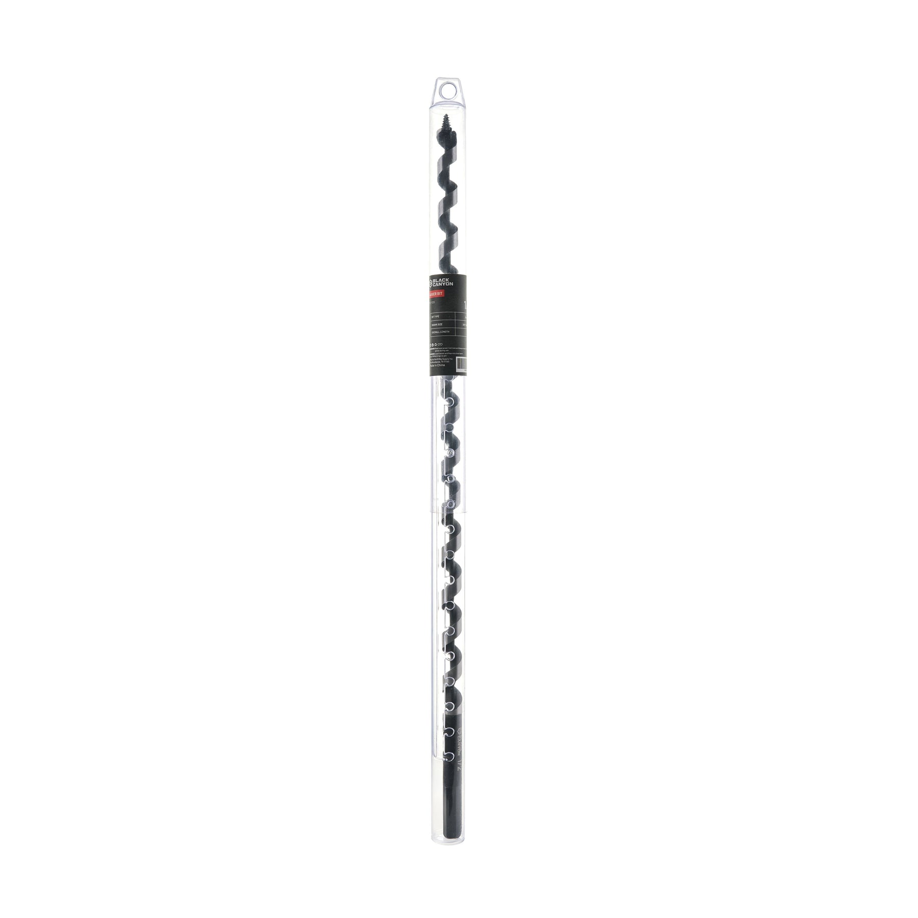 1/2 in x 17 in Auger Bits, 3/8 in Hex Shank, 1-Pack
