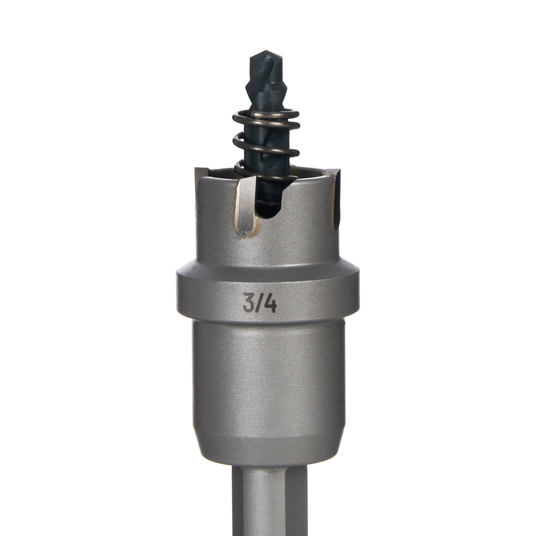 3/4 in Carbide Hole Cutter, 3/8 in 3-Flat Shank, 1 pc