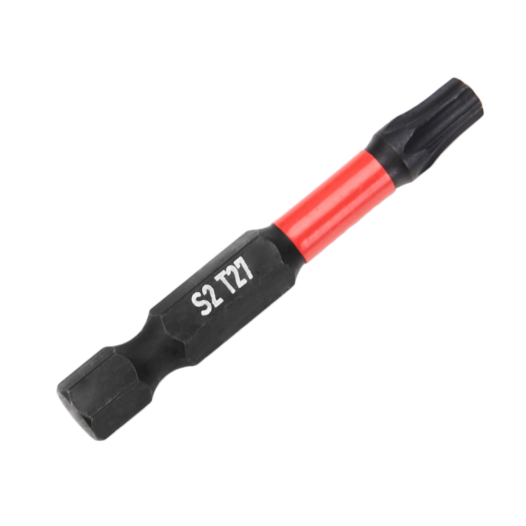 Impact Screwdriver Bits, Torx T27, 1/4" Shank, 2" Length, 15 pcs