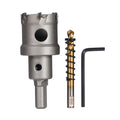 1-1/4" Carbide Hole Saw, 3/8" 3-Flat Shank, 1 pc