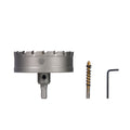 4" Carbide Hole Saw, 3/8" 3-Flat Shank, 1 pc