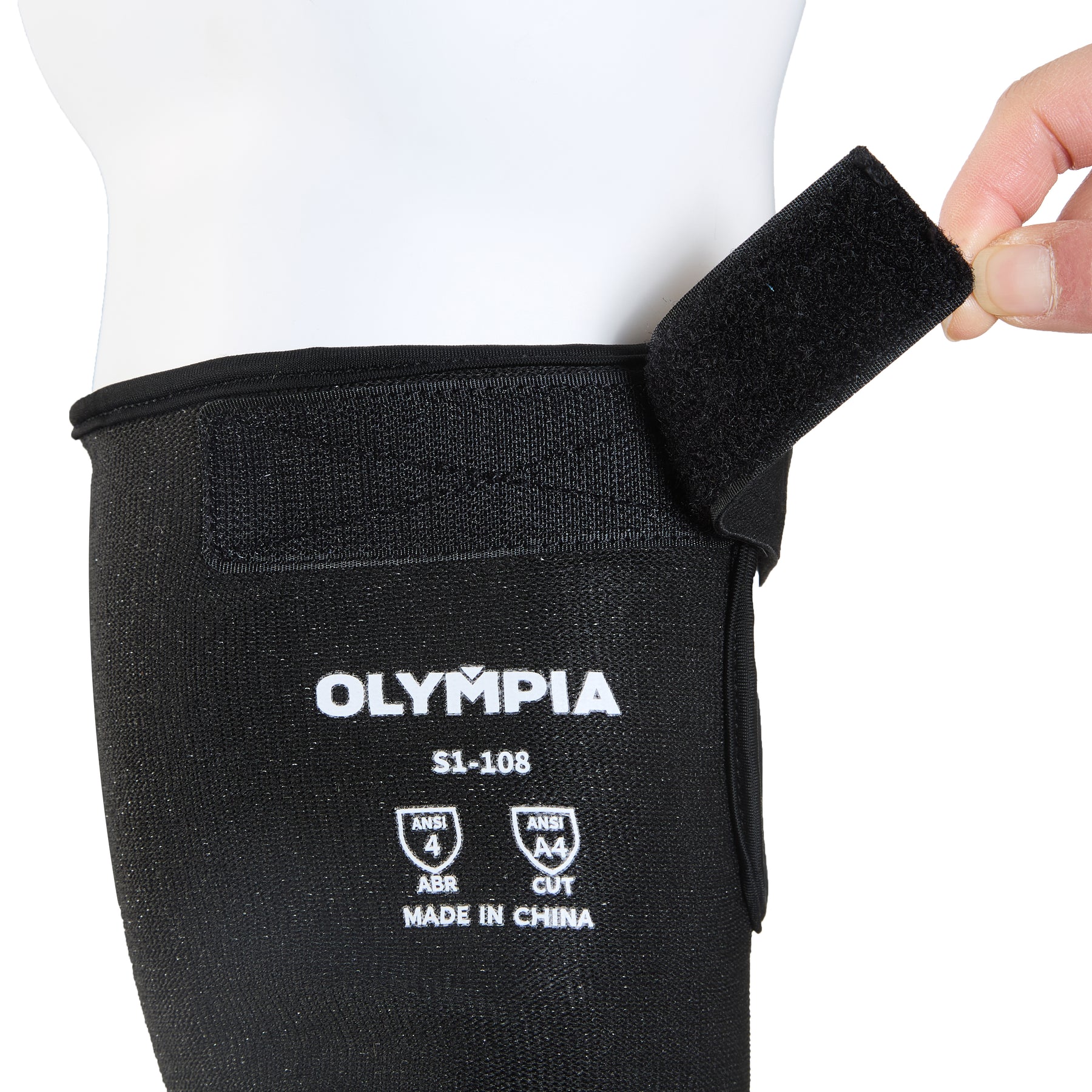 Cut-Resistant Sleeves w/o Thumbhole, Cut Level A4, 1 Pair