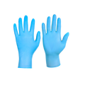 Disposable Nitrile Gloves, 4 mil, Grain, Blue, M/8, 100 count