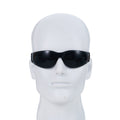 Frameless Safety Glasses, Anti-Scratch, Smoke, 12 pairs