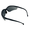 Half-Frame Glasses, Scratchproof, Anti-Fog, Smoke, Blk, 1 ct