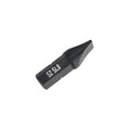 Impact Screwdriver Bits, Slotted SL8, 1/4" Shank, 1" Length, 25 pcs