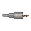 1-1/8" Carbide Hole Saw, 3/8" 3-Flat Shank, 1 pc