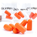 Disposable Earplugs, Soft Foam, Bullet Shape, Cordless, 200 pairs