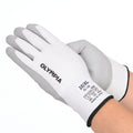 Cut-Resistant Gloves, XL/10, Sandy, White/Gray, Cut Level A2, 12 Pairs