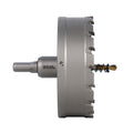 4" Carbide Hole Saw, 3/8" 3-Flat Shank, 1 pc