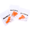 Disposable Earplugs, Soft Foam, Bell Shape, Cordless, 200 pairs