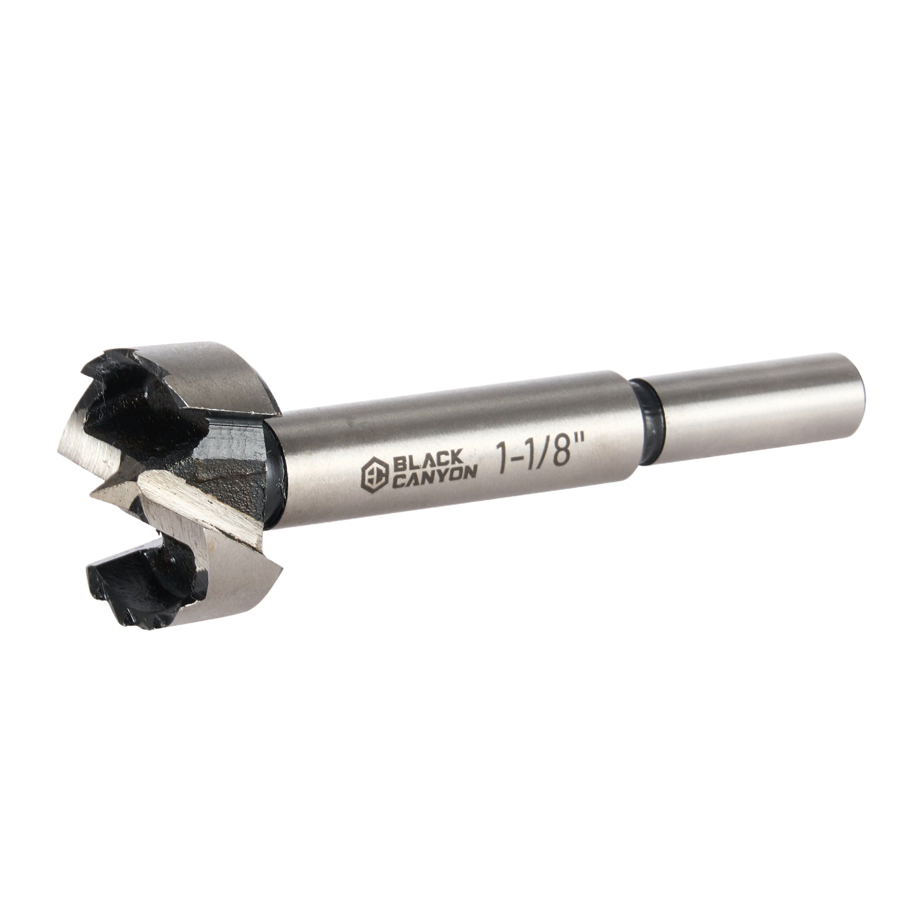 1-1/8" Forstner Bit, 3/8" Straight Shank, 1 pc