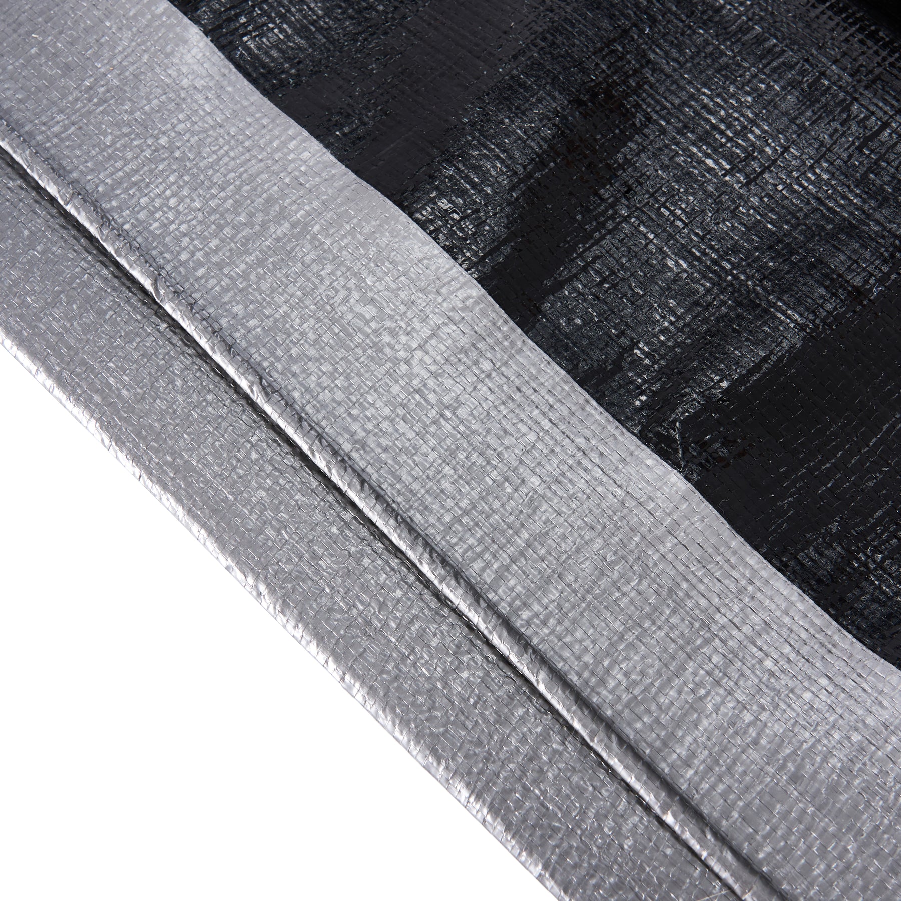 Heavy Duty Polyethylene Tarp, 10×12 ft, Silver-Black, 10.5-mil Thick