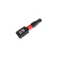 Impact Screwdriver Bits, Torx T15, 1/4" Shank, 1" Length, 25 pcs