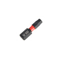 Impact Screwdriver Bits, Square SQ3, 1/4" Shank, 1" Length, 25 pcs