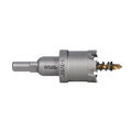 1-7/32" Carbide Hole Saw, 3/8" 3-Flat Shank, 1 pc