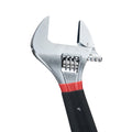 Adjustable Wrench w/ Comfort Grip, 8" Length, 1-3/16" Jaw Capacity