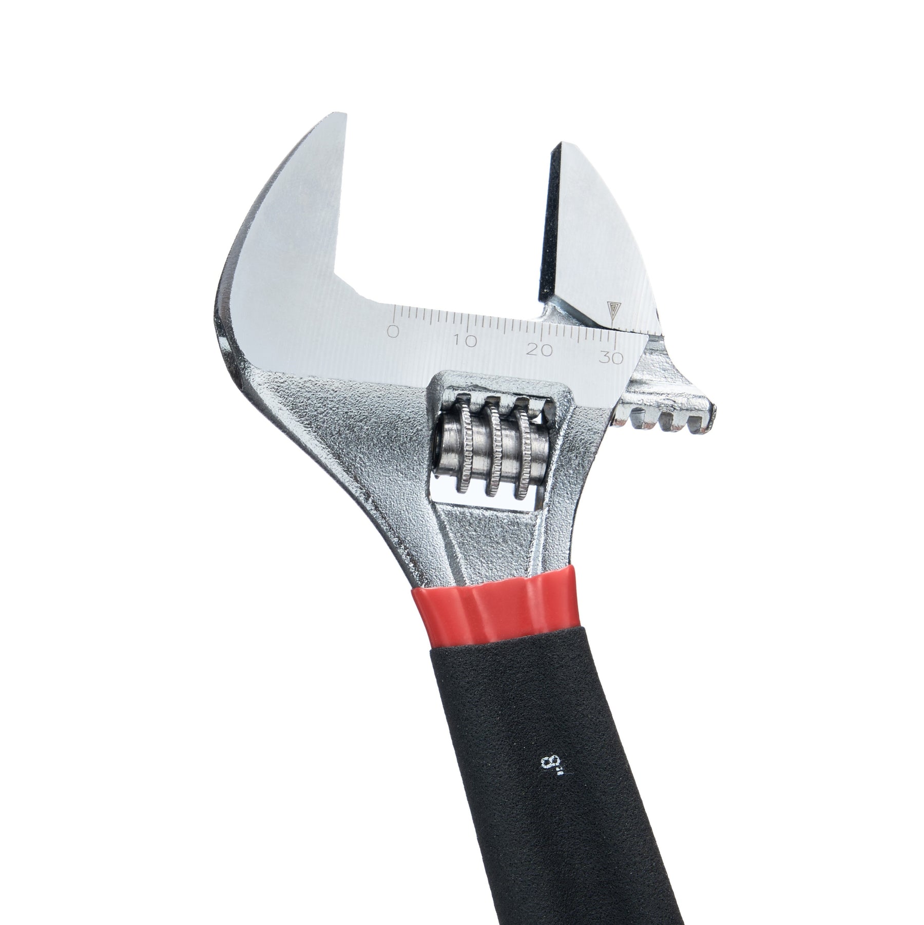 Adjustable Wrench w/ Comfort Grip, 8" Length, 1-3/16" Jaw Capacity