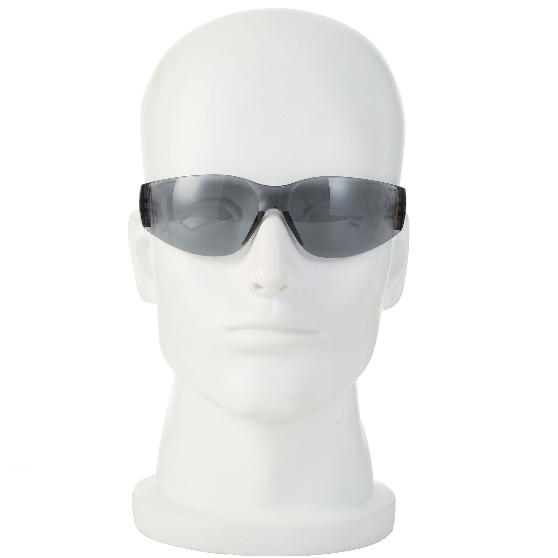 Safety Glasses, Anti-Scratch, Frameless, I/O Light Smoke, 12 Pairs