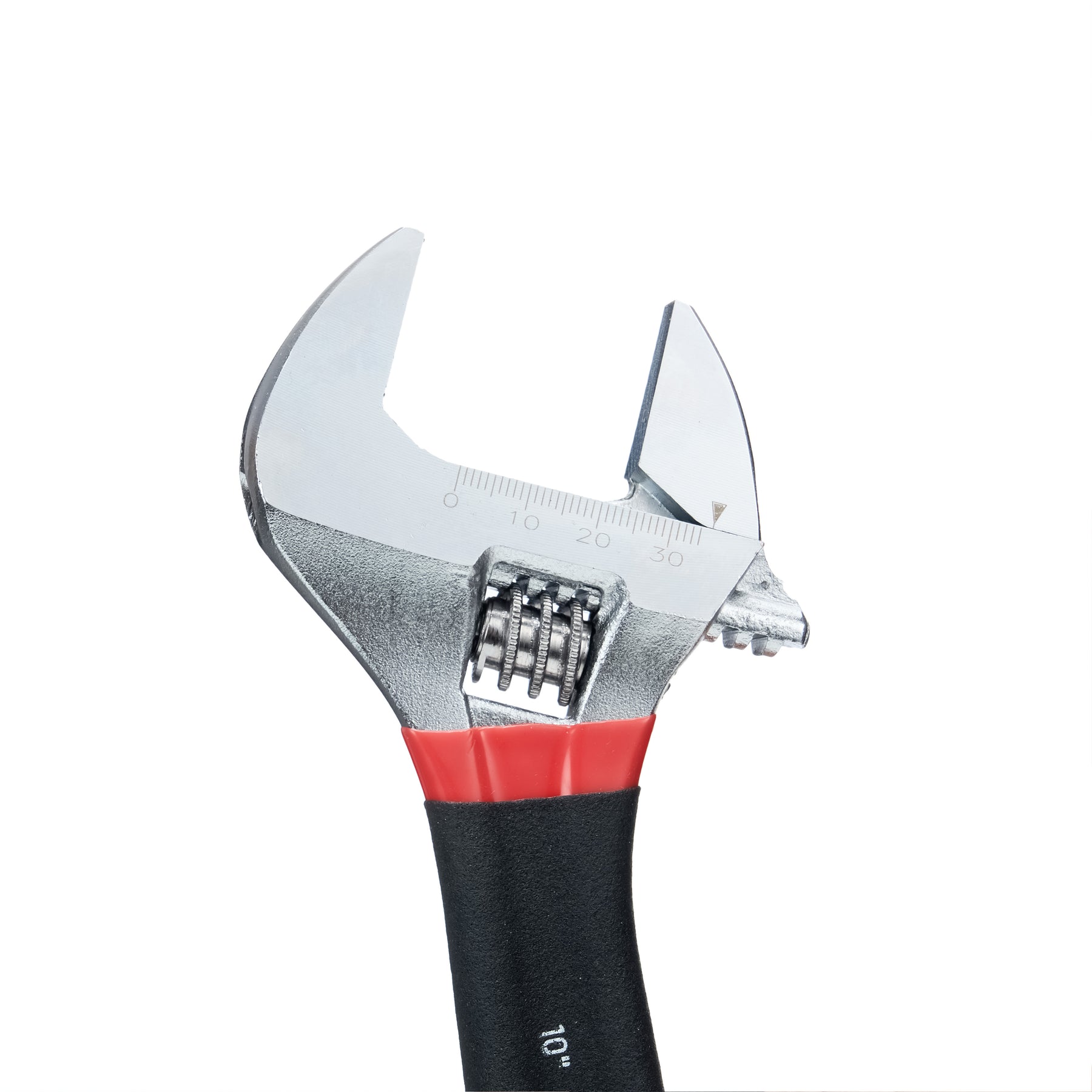 Adjustable Wrench w/ Comfort Grip, 10" Length, 1-3/8" Jaw Capacity