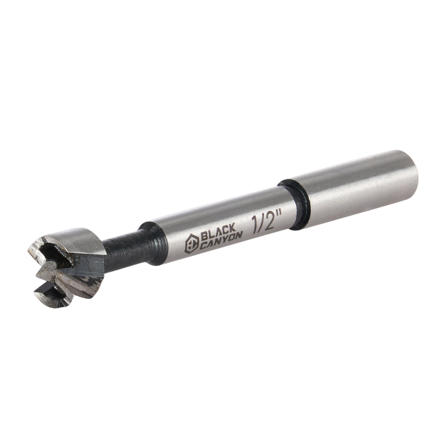 1/2 in Forstner Bit, 3/8 in Straight Shank, 1-Piece