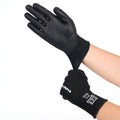 Cut-Resistant Gloves, XL/10, Sandy, Black, Cut Level A4, 12 Pairs